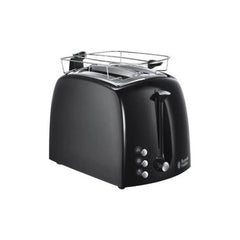 Russell Hobbs Textures Plus 2-Slice Toaster 850W Black | 22601-56