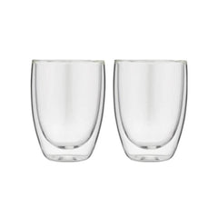 Bialetti Double-Wall Verona Glass Cups 250ml Set of 2 | BIADBW015