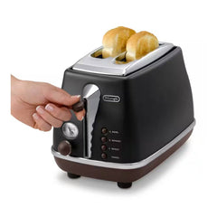 DeLonghi Icona Vintage 2-Slice Toaster Black | CTOV2103BK