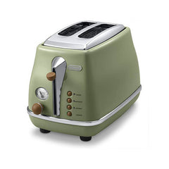 DeLonghi Icona Vintage 2-Slice Toaster Olive Green | CTOV2003GR