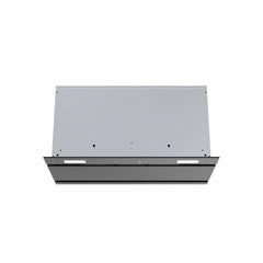 Queen Chef 75cm Built-In Hood 205W - Black Glass | QCHBDC-75GB
