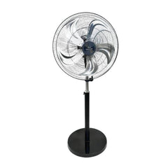 Queen Chef 20" Commercial Stand Fan 130W - Black | QCSF-50-5B