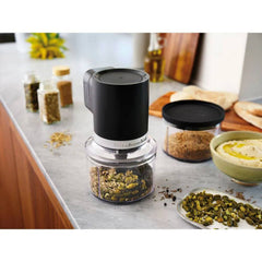 KitchenAid Go Cordless Top-Down Chopper 0.83L Without Battery Matte Black | 5KTCR350BM