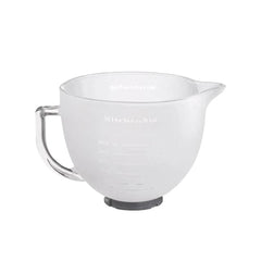 KitchenAid 4.8L Bowl for Tilt-Head Stand Mixer - Frosted Glass | 5K5GBF