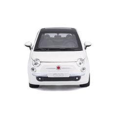 Bburago Fiat 500 2007 1:24 Die-Cast Model Car - White | 18-22106
