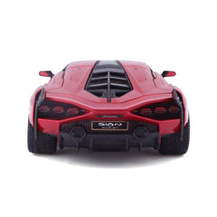 Bburago Lamborghini Sian FKP 37 1:24 Die-Cast Model Car - Red | 18-21099R