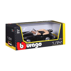 Bburago Porsche 356B Cabriolet 1:24 Die-Cast Model Car - Black | 18-22078