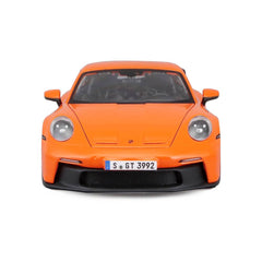Bburago Porsche 911 (992) GT3 2021 1:24 Die-Cast Model Car - Orange | 18-21104OR