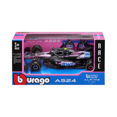 Bburago BWT Alpine A524 #10 Pierre Gasly 1:43 Die-Cast Model Car | 18-38219G