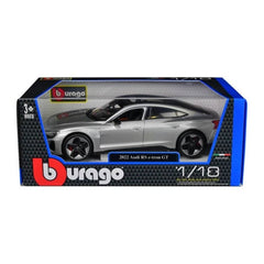 Bburago Audi RS E-Tron GT 2022 1:18 Die-Cast Model Car - Silver | 18-11050S