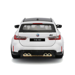 Bburago BMW M3 Touring 2023 1:24 Die-Cast Model Car - White | 18-21112W
