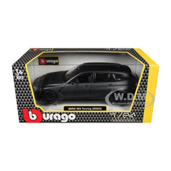 Bburago BMW M3 Touring 2023 1:24 Die-Cast Model Car - Matte Grey | 18-21112GRY