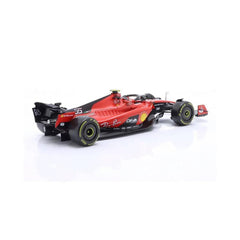 Bburago Ferrari SF-23 #55 Carlos Sainz 2023 1:24 Die-Cast Model Car with Hard Acrylic Showcase | 18-26808S