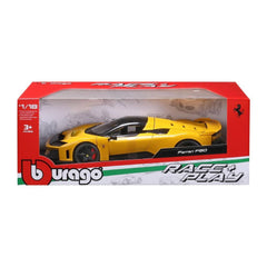 Bburago Ferrari F80 1:24 Die-Cast Model Car - Yellow | 18-26034Y
