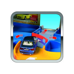 Bburago Street Fire Auto Service Playset with 1:43 Die-Cast Car | 18-30039