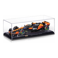 Bburago McLaren MCL38 #4 Lando Norris 2024 1:24 Die-Cast Model Car with Hard Acrylic Showcase