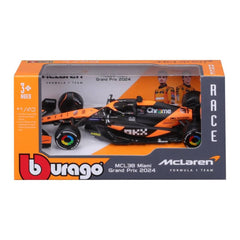 Bburago McLaren MCL38 #81 Oscar Piastri 2024 1:43 Die-Cast Model Car