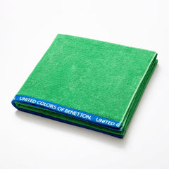 Benetton Home, Beach Towel 90x160cm 380Gsm 100% Velour Cotton Green Rainbow Be | BE-1477