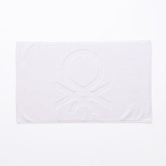 Benetton Home Bathmat 50x80cm 1000Gsm 100% Cotton Embossed Logo White Core Be | BE-2122