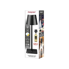 Beper Rechargeable Table Lamp 2 In 1 - Black | BEP-P201UTP111