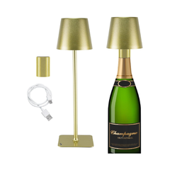 Beper 2-in-1 Wireless Table Lamp - Desk Touch Lamp - Gold | P201UTP116