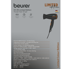 Beurer HC 25 Travel Hair Dryer - Limited Edition | HC25