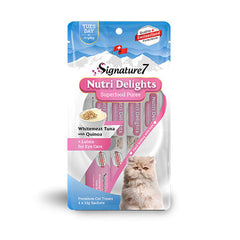 Signature 7 Nutri Delights Cream Sauce Meat Tuna with Quinoa 4×15g - 0753692081849 (الثلاثاء) | CRE018