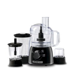 Black & Decker 400W 29 Function Food Processor with Blender, Chopper and Grinder, Black | KR43-B5