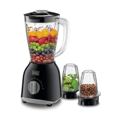 Black & Decker 400W 1.5 Blender with 2 x Grinder Mills | BX365-B5#