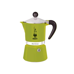 Bialetti Rainbow Moka Express - 6 Cups, Green | BIA0004973