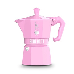 Bialetti Moka Exclusive Express - 3 Cups, Pink | 0009063