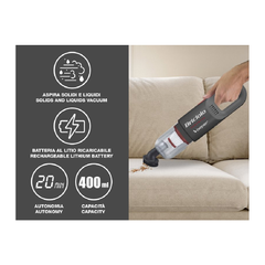 Beper Rechargeable Wet-Dry Handy Vacuum | P202ASP401