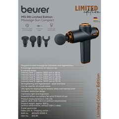 Beurer MG99 Compact Massage Gun - Limited Edition | MG99