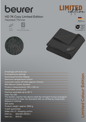 Beurer HD 74 Electric Blanket - Limited Edition | HD74