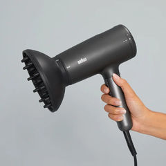 Braun Hairdryer Hd4.2 Hair Dryer - Electro Black | BRHD425SDE