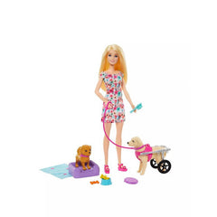 Barbie Walk and Wheel Doll with Wheelchair | MTBBHTK37