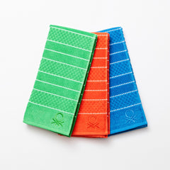 Benetton Set 3Pcs Kitchen Towel 50x70cm 420Gsm Blue-Red-Green | BE-2361