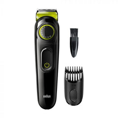 BRAUN Beard Trimmer with precision Dial and 1 Comb | BT3221