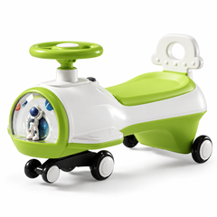Kids Space-Themed Ride-On Car with Steering Wheel | 5161