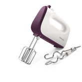 Philips Hand Mixer – 450W, 5 Speeds + Turbo, White | HR3740/10