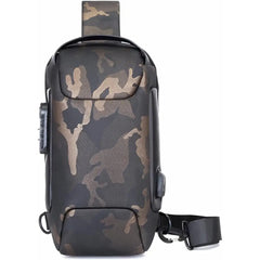 FANDARE Anti-Theft Chest Sling Bag with USB Charging Port