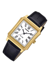 Casio Men 3-Hand Watch - Black / White / Gold Plated | MTP-B190GL-7BVDF