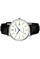 Casio Men 3-Hand Watch - Black / White | MTP-VT05L-7EDF