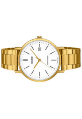Casio Men 3-Hand Watch - Gold Plated / White | MTP-VT05G-7EDF MTP-VT05G-1EDF