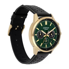 Casio Edifice Men Chronograph Watch - Black Green | EFR-575CL-3ADF