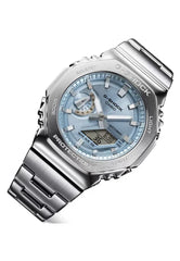 Casio G-SHOCK G-STEEL Casual Men Analog-Digital Watch - Silver & Blue | GM-2110D-2ADR