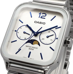 Casio Men 3-Hand Multi-Dial Watch - White / Silver | MTP-M305D-7AVDF