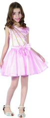 Pink Princess Dress Costume - Medium Size (120-130 cm) | 98658