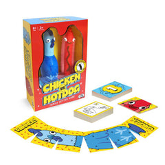 Chicken vs Hotdog DTC Flip & Stick Party Game