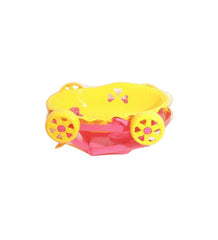 Toy Baby Stroller - Pink & Yellow | CLK-290